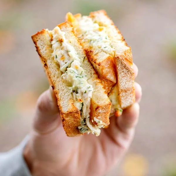 Chicken and cheese toastie