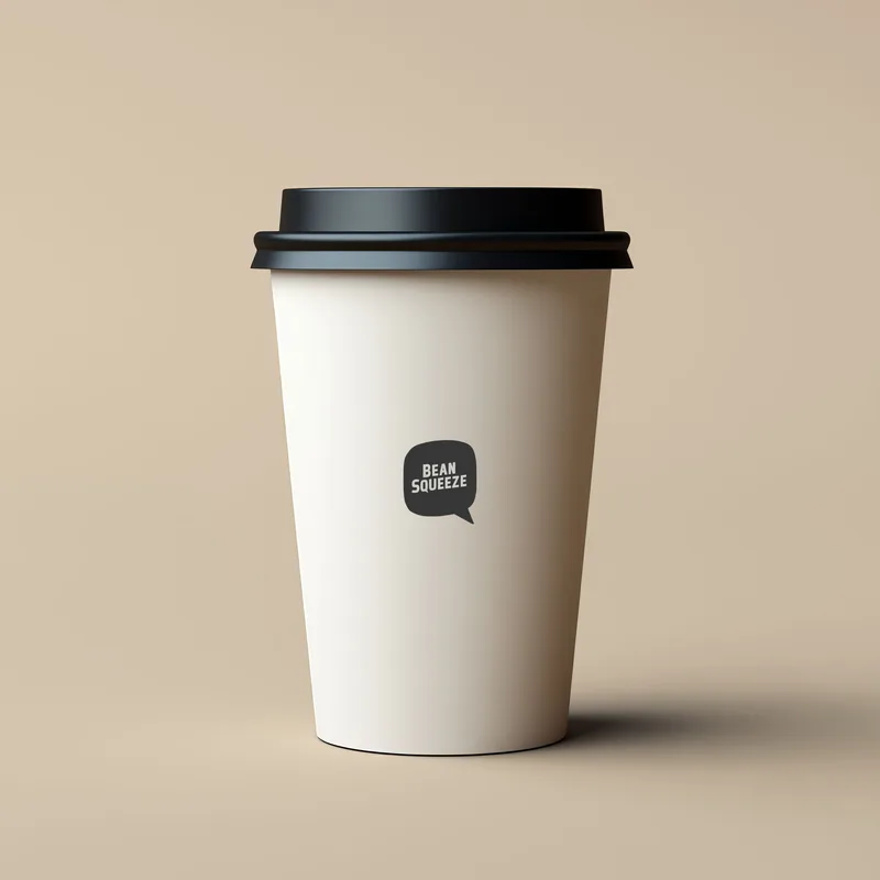 Bean Squeeze takeaway cup